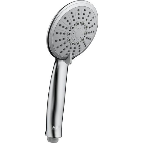 Pommeau de douche MSV Davi Ø 113 mm – 3 jets – Économie d'eau 52 % – Chromé (1/4)