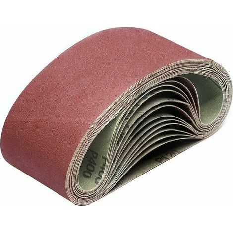 Abrasive belts 100 x 915 mm 80 120 150 240 400 Coarse/fine abrasive belts for belt sanders (10 pieces) Thisnde (1/5)