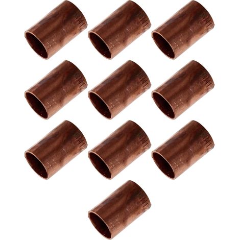 Lot de 10 manchons Cuivre NF Femelle Femelle Ø28 (1/2)
