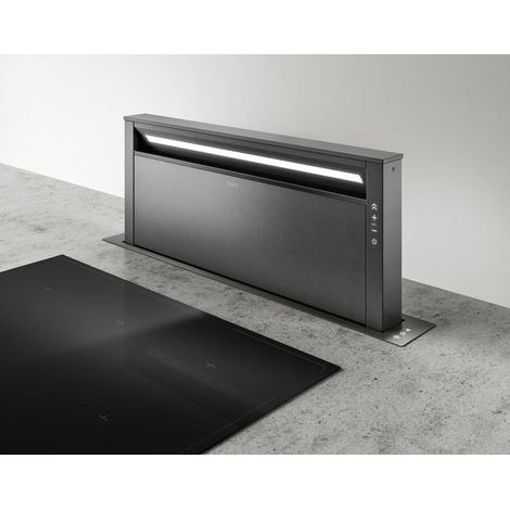 Elica PRF0162866. Potenza massima di estrazione: 750 m³/h, Tipo di estrazione: Aspirante, Emissione acustica: 62 dB. Tipo: Semintegrato (semincassato), Colore del prodotto: Nero, Materiale della sc... (1/3)