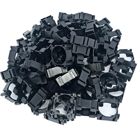 1000 Pièces 18650 Support de Batterie de Cellule Li-Ion Supports de Stockage de Batterie Portables Piles Cylindriques Support Entretoise Bricolage Installation Facile (1/5)