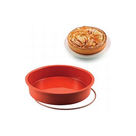 Moule Rond en Silicone avec Cerclage Rigide - 24cm