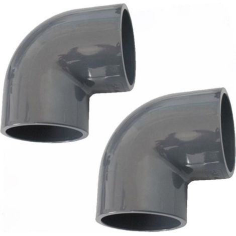 2 Coudes ø 32 mm, PVC pression a coller. - jardiboutique (1/2)