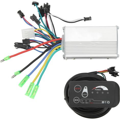 Vélo électrique 36V 250W 350W contrôleur moteur sans balais avec panneau LED 810 pour conversion vélo (1/5)