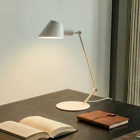 [GEBRAUCHT] B-Ware Lindby Tischleuchte Corali Weiß Metall Höhe 64 Cm Leselampe Tischlampe Lampe666 (1/2)