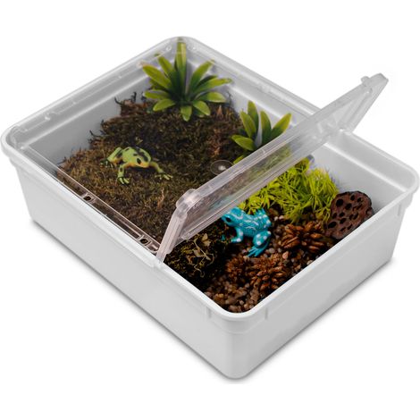 Terrario Reptiland Bianco 25x19x7,5cm - terrario bianco faunarium (1/5)