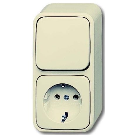 Busch-Jaeger 2601/6/2300 EAP - Presa Schuko con interruttore a bilanciere