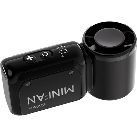 Mini ventilatore portatile, 199 livelli di velocità regolabili, silenzioso, ricaricabile tramite USB, ideale per la scrivania. (1/5)