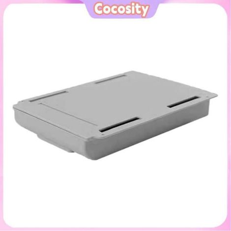 Boîte De Rangement Sous Le Bureau - Plastique ABS - Pour Espace Sous Table - 22 x 15.5 x 3.5 cm - 1 Pièce (1/5)