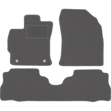 Tapis de sol graphite pour Toyota Prius III Plus à hayon (2011-2015)