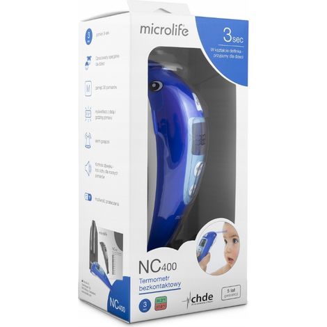 Thermomètre électronique MICROLIFE NC 400 DOLPHINEK (1/5)