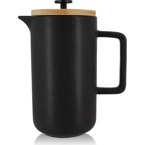 Cafetière à piston en porcelaine 1,3L, KEYGO (1/5)