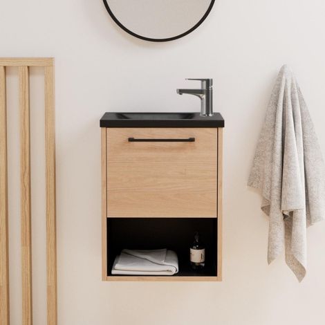 Conjunto mueble lavamanos + grifo NIKA