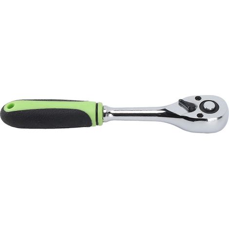 Clé à cliquet 72 dents, entraînement 1/4 pouce, douille flexible à dégagement rapide, pour applications industrielles et automobiles. (1/5)