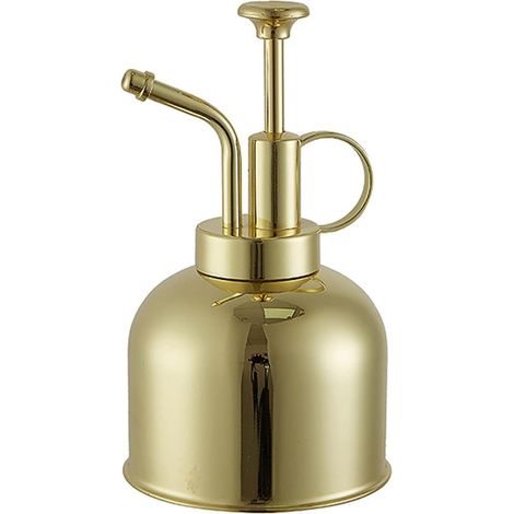 Pulverizador de acero inoxidable para plantas de 300 ml con bomba de presión y boquilla fina, para uso interior y exterior. (1/5)