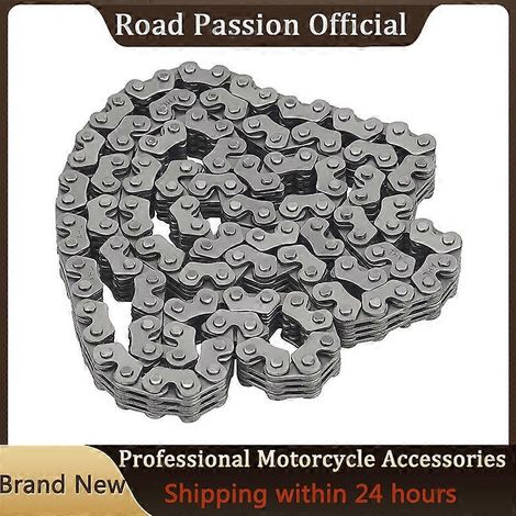 Cadena de distribución del cigüeñal de motocicleta compatible 4+5 110 eslabones para Freeride 250F 250 350 XCF-W XC-F Six Days SX-F Prado Factory Edition（） (1/5)