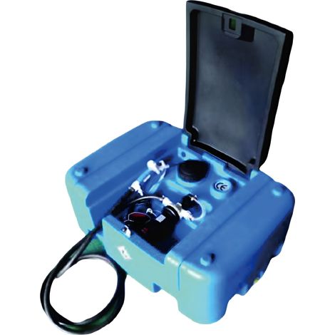 Cuve réservoir AdBlue 200 L - Pompe 12 V et pistolet - Cuve PE Haute résistance MW Tools TAD21012