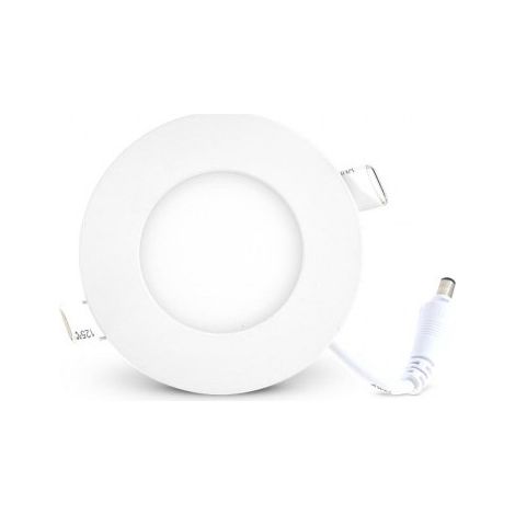 Plafonnier LED Blanc Ø85 3W 3000K Miidex Lighting®