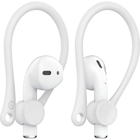2 paires de crochets d'oreille conçus pour les AirPods 1, 2, 3 et Pro d'Apple, idéaux pour la course à pied, le jogging, le vélo et la salle de sport. (1/5)