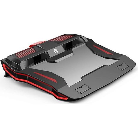 Laptop-Kühlständer für 11-17 Zoll Laptops, Dual-Turbo-Gaming-Lüfter, leiser, belüfteter Sockel, verstellbarer Kühlkörper, Notebook-kompatibel.