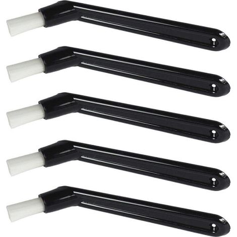 Lot de 5 brosses de nettoyage pour machine à expresso, moulin à café et broyeur, en nylon avec tête de brosse remplaçable. (1/5)