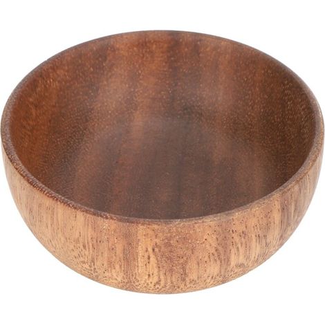 Petit bol en bois alimentaire multifonction pour cuisine, idéal pour sauce et dégustation japonaise. (1/5)