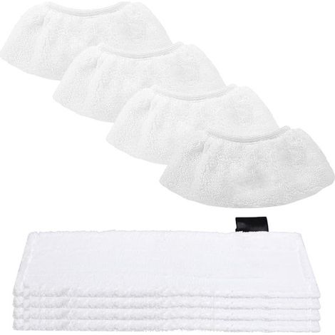 Accessoires pour nettoyeur vapeur – Chiffons microfibre – Compatibles – Serpillière et sol – Recharge (1/5)