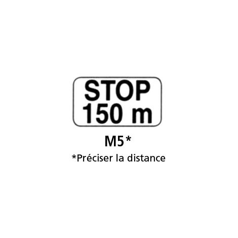 PANONCEAU ROUTIER - TYPE M5 (M5galva) - 350 x 250 mm