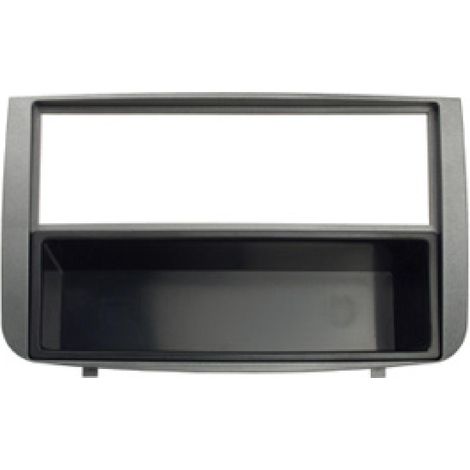 Facade Autoradio 1Din compatible avec Alfa Romeo 147 - argent fonce - avec vide poche - RAF4105A