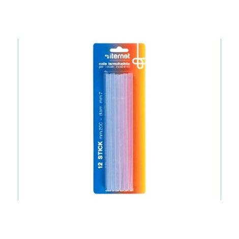 Bâtons de recharge de colle chaude Koala Ø 7mm Longueur 20cm Transparent Paquet de 12 pièces 227Gr