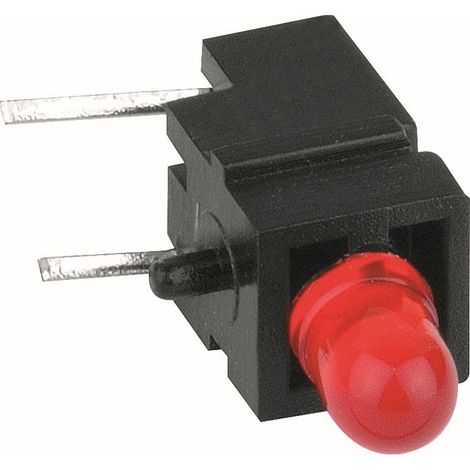 Mentor Einzel LED-Anzeige THT 1806.8032 Grün 3 mm 20 mcd 40 ° 20 mA 2.2 V 13.1 mm -40 °C 85 °C