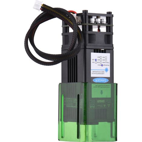 Module laser 450nm 40W – Tête gravure focale fixe – Graveur/découpeur haute vitesse – Pour imprimante 3D, CNC – Bois, cuir, tissu, papier