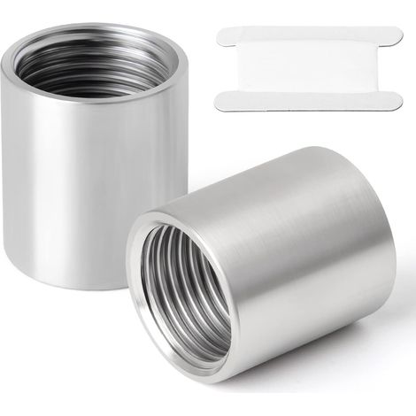 10 pièces Raccord de tuyauterie en acier inoxydable coulé, couplage, 1/4"x 1/4"BSP fileté femelle, pour gaz pétrole liquéfié - 1/2" BSP (1/5)