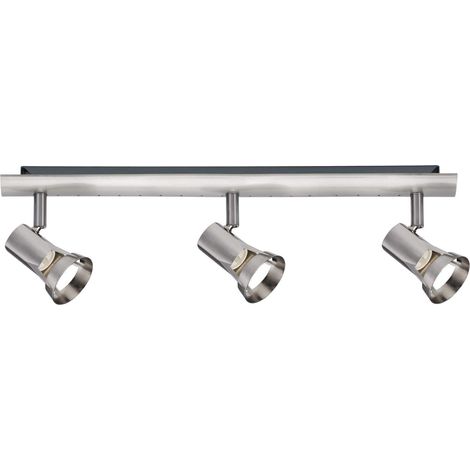 Paulmann 66700 Spotlight Teja Max 3 x W Gu10 230 V In Metallo Nichel Satinato 667.00 Plafoniera Lampada Soffitto Led Lampada Faretto da Soffitto (1/3)