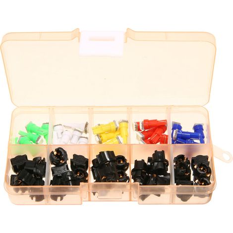 30 luces LED para salpicadero de coches, yates y barcos, 12 V + enchufe (1/5)