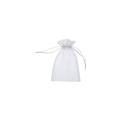 50 Pièces Sachet en Organza 15 x 20 cm, Pochette Organza Blanc, Sacs Cadeau organza, Sachet Bijoux, pour Mariage, Festivals, Fête, Cadeaux, Noël (1/5)