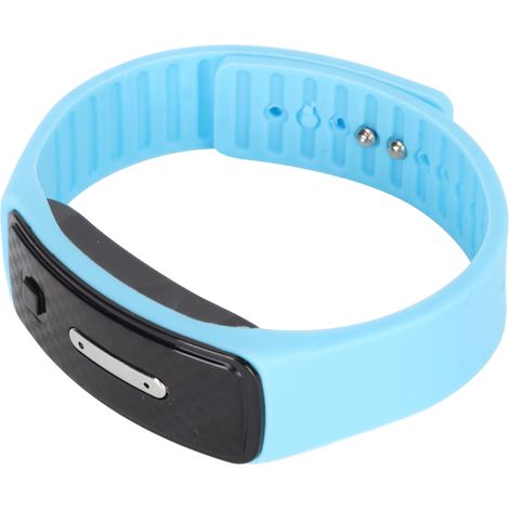 Montre répulsive intelligente rechargeable par USB, bracelet répulsif ultrasonique pour intérieur et extérieur, bleue (1/5)