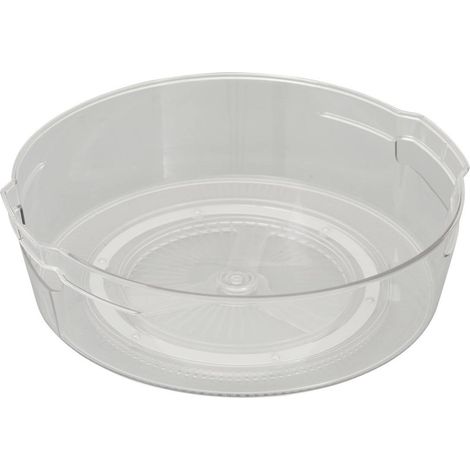 Frigo intelligente d29cm organizzatore rotante trasparente con maniglie - 5five