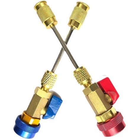 Démonte Remonte obus valve climatisation automobile, valve schrader sous pression: HP ET BP, HVAC, CVC (1/4)