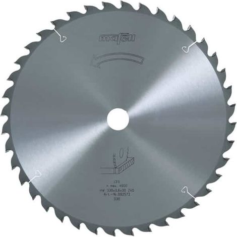 Lame de scie circulaire carbure Mafell - MKS 130 - 330 - 30 - 2,2 - 3,6 - Z 40 - 92572