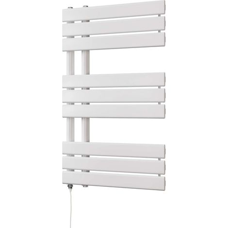 Tristan - White Electric Towel Rail H816mm x W500mm 400w Standard (1/3)