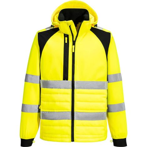 Chaqueta WX2 Eco Alta Visibilidad Hybrid CD863 L Amarillo/Negro (1/2)