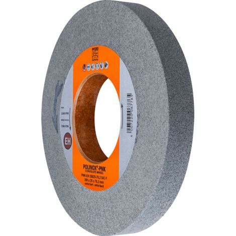 PFERD TOOLS POLINOX Gewickeltes Vlies-Rad PNK Ø 200x25 mm Bohrung-Ø 76,2 mm Extrahart SIC Fein für Finish