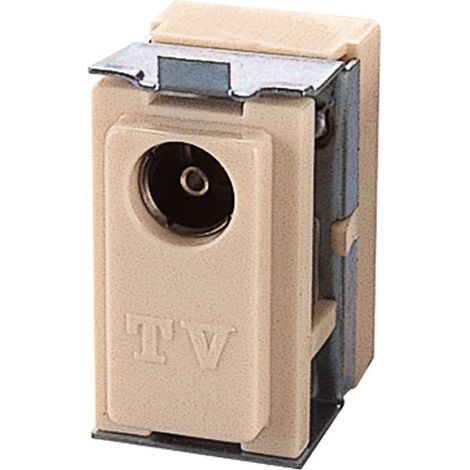 Frutto presa coassiale TV Passante diam. 9,5 mm