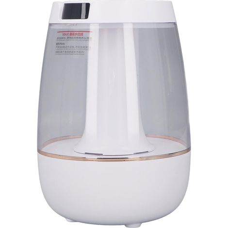 Luftbefeuchter, weiß, mit zwei Sprühfunktionen, leise, USB-Anschluss, 3 Liter Fassungsvermögen, Nebel-Luftbefeuchter für Büro und Zuhause (1/5)