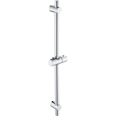 Barre de Douche Acier inoxydable Ensemble de Douche 68cm Avec Support de Douche Dimensions 68 x 2,2 cm, chromé (1/4)