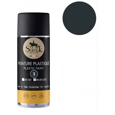 Pittura Plastica ad alta resistenza: interno ed esterno SOFOLK - 3-ANTRACITE OPACO - Aérosol 400ml (1/5)