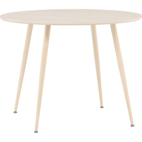Table à Manger Design "Plaza" 100cm Naturel (1/5)