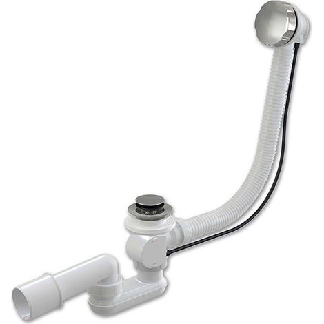 Automatisme de vidage Roth rond, chrome (8100011) (1/3)