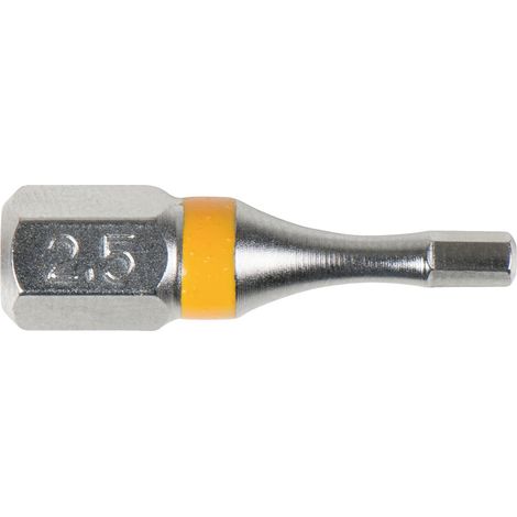 KS Tools 918.3407 Sechskant-Bit Spezialstahl vernickelt C 6.3 1 St. (1/2)